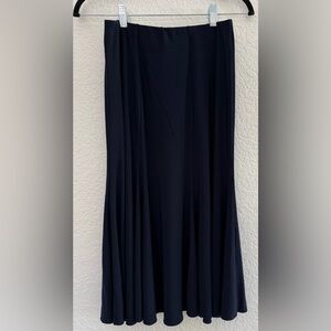 Valentina Navy Blue Swing Skirt OSFA